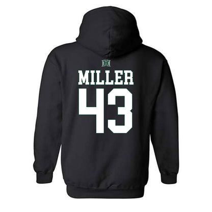 Hawaii - NCAA Football : Gannon Miller - Sports Shersey Hooded Sweatshirt-1