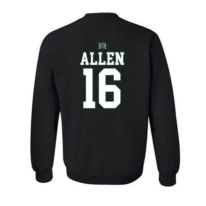 Hawaii - NCAA Football : Zion Allen - Sports Shersey Crewneck Sweatshirt-1