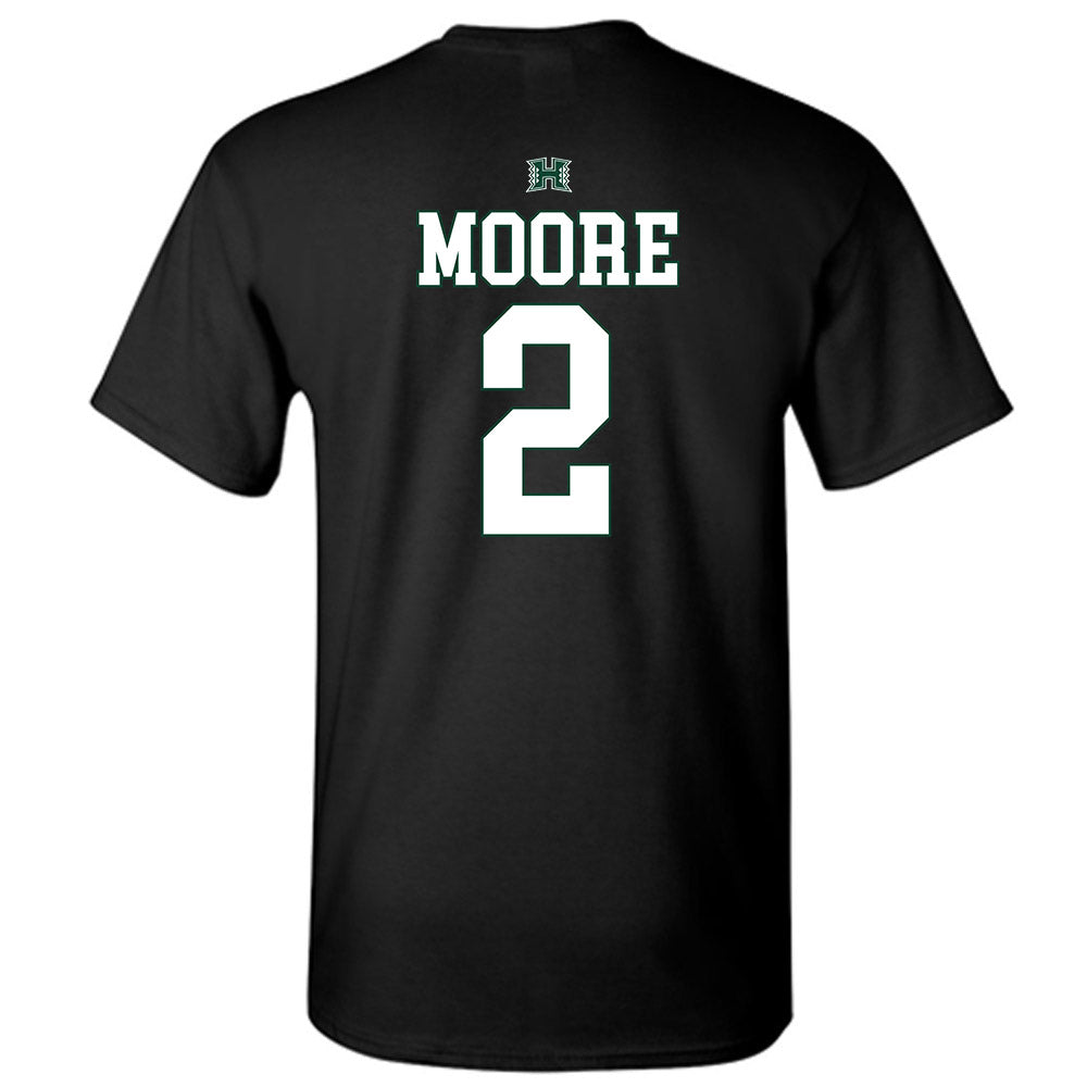 Hawaii - NCAA Football : Kona Moore - Sports Shersey T-Shirt-1