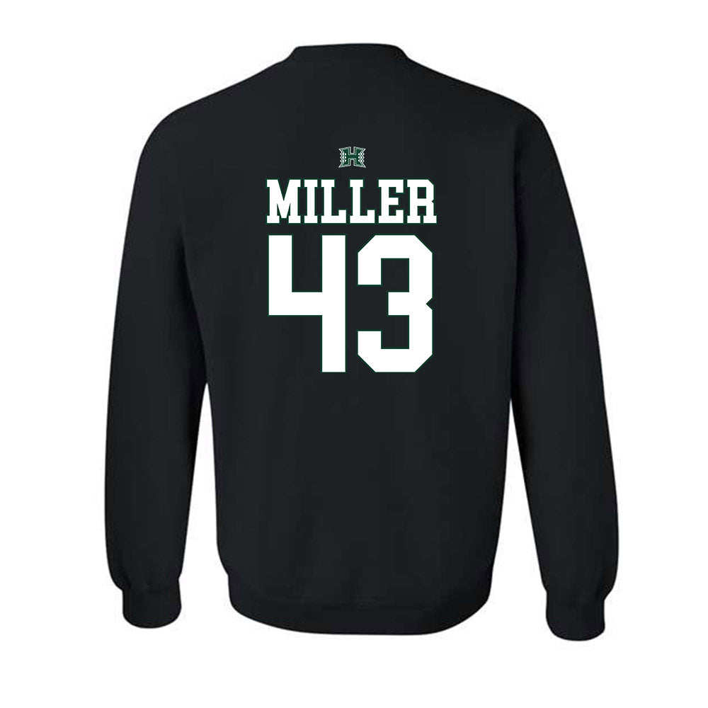 Hawaii - NCAA Football : Gannon Miller - Sports Shersey Crewneck Sweatshirt-1