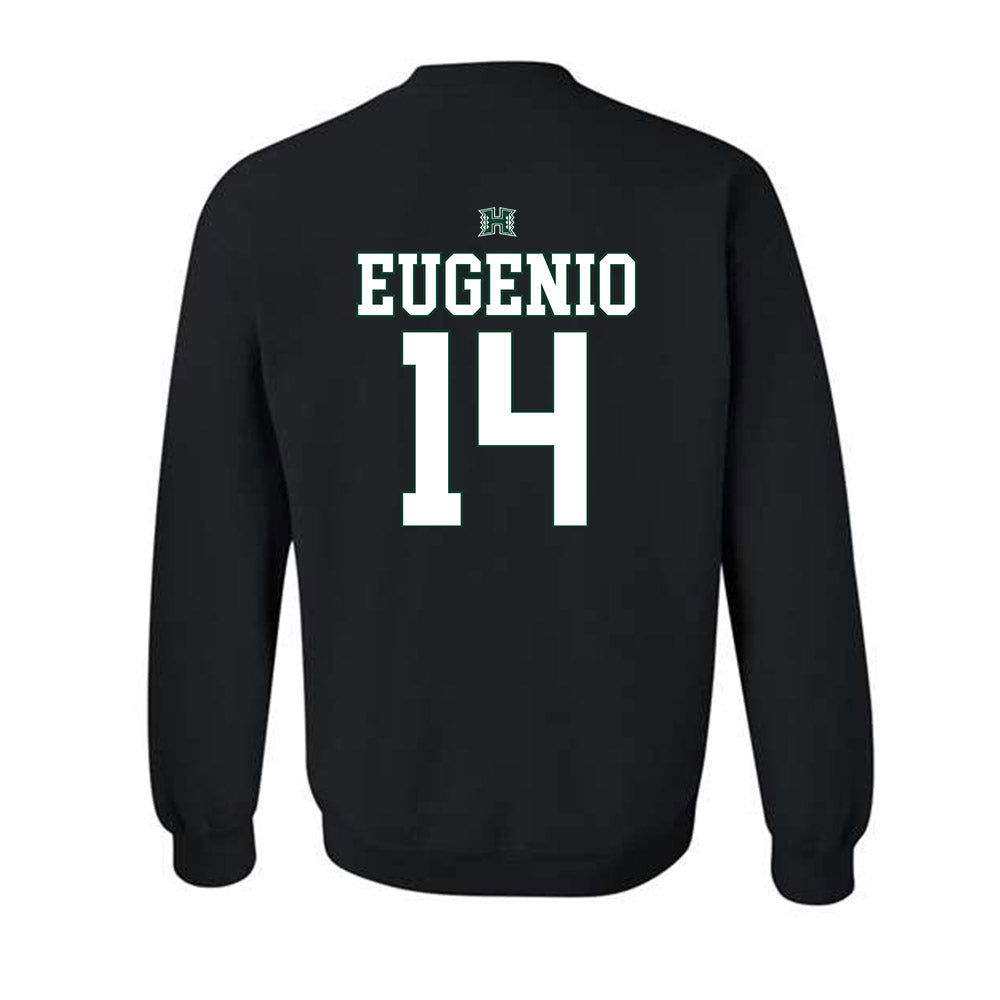 Hawaii - NCAA Football : Maika Eugenio - Sports Shersey Crewneck Sweatshirt-1