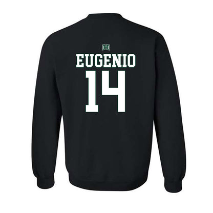 Hawaii - NCAA Football : Maika Eugenio - Sports Shersey Crewneck Sweatshirt-1