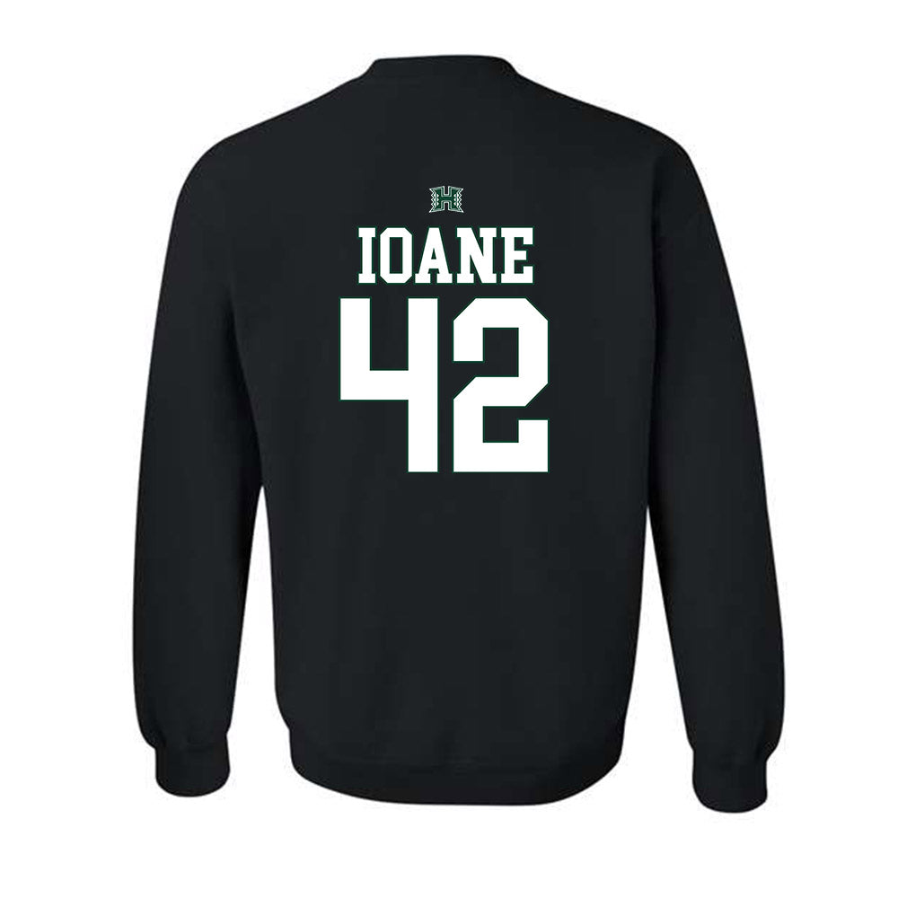 Hawaii - NCAA Football : Matteus Ioane - Sports Shersey Crewneck Sweatshirt-1