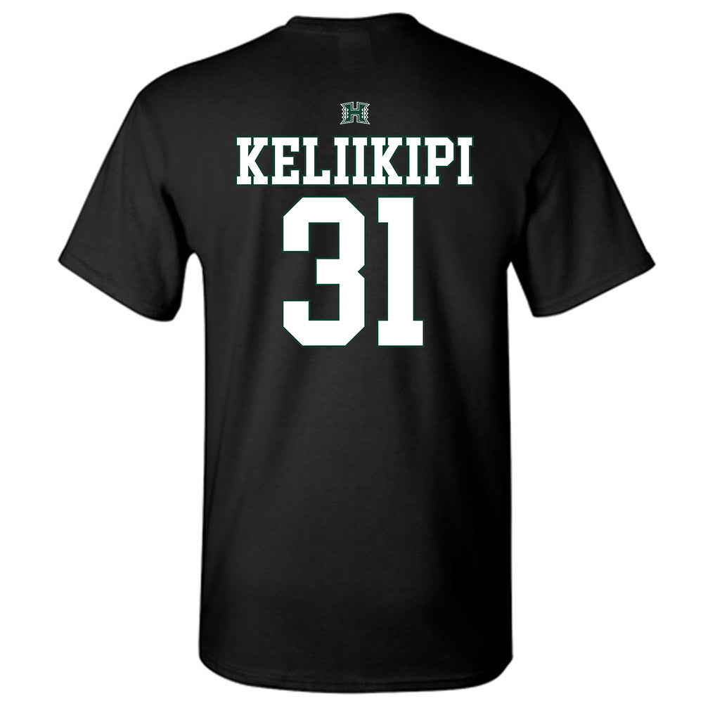 Hawaii - NCAA Football : Tryton Keliikipi - Sports Shersey T-Shirt-1