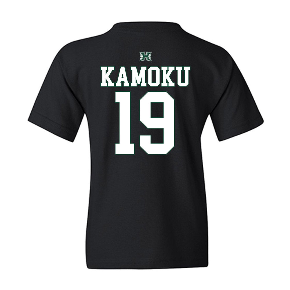 Hawaii - NCAA Football : Diezel Kamoku - Sports Shersey Youth T-Shirt-1