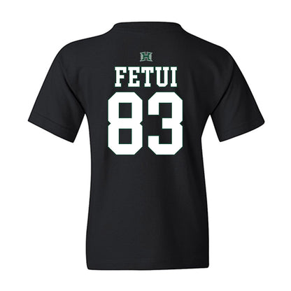 Hawaii - NCAA Football : Josiah Fetui - Sports Shersey Youth T-Shirt-1