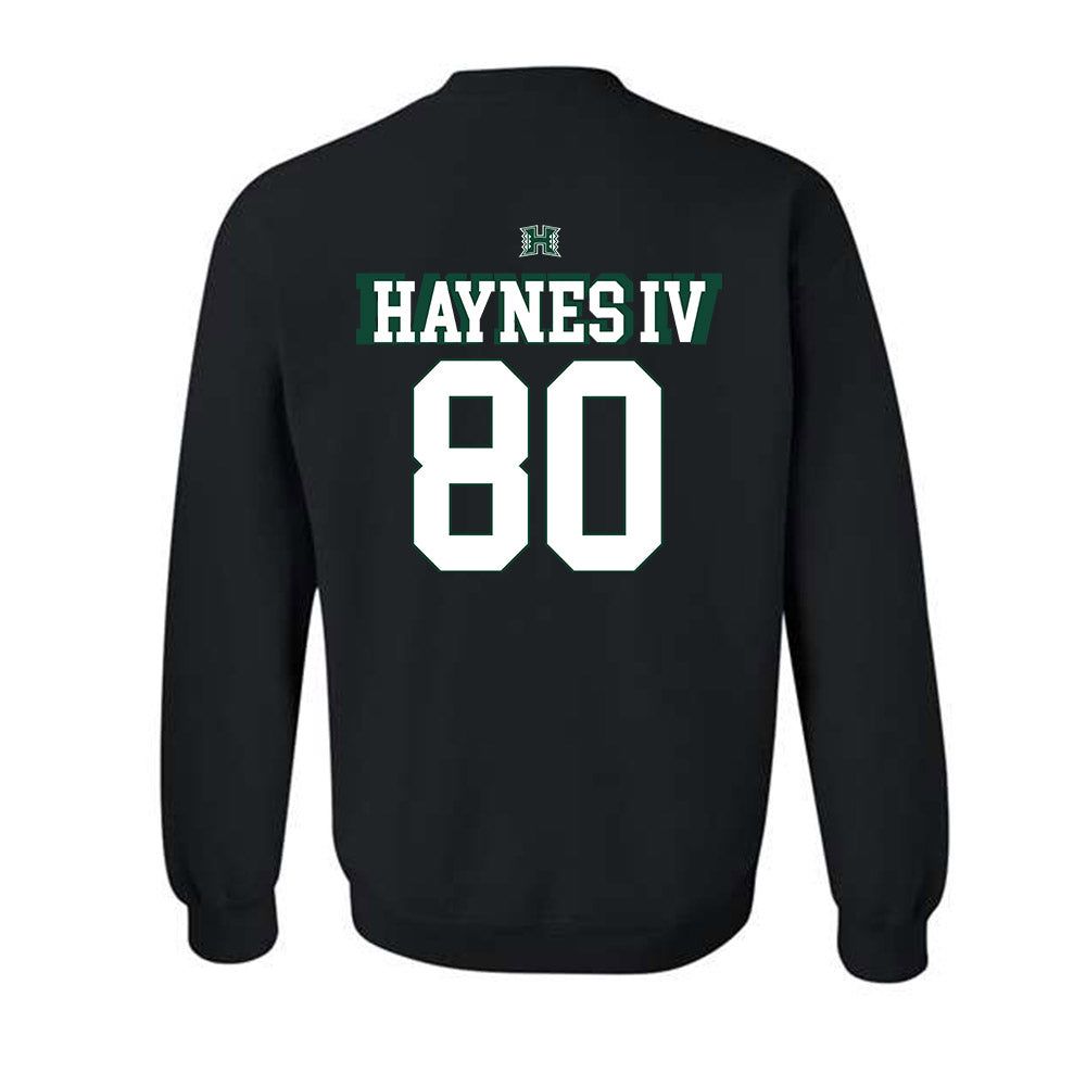 Hawaii - NCAA Football : Robert Haynes IV - Sports Shersey Crewneck Sweatshirt-1