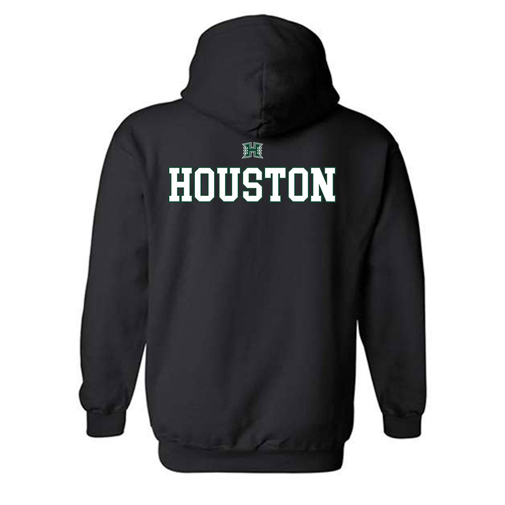 Hawaii - NCAA Football : Avin Houston - Sports Shersey Hooded Sweatshirt-1