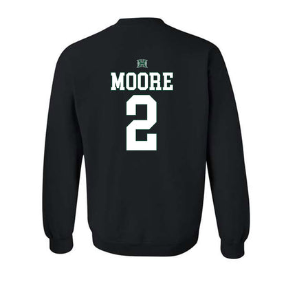Hawaii - NCAA Football : Kona Moore - Sports Shersey Crewneck Sweatshirt-1
