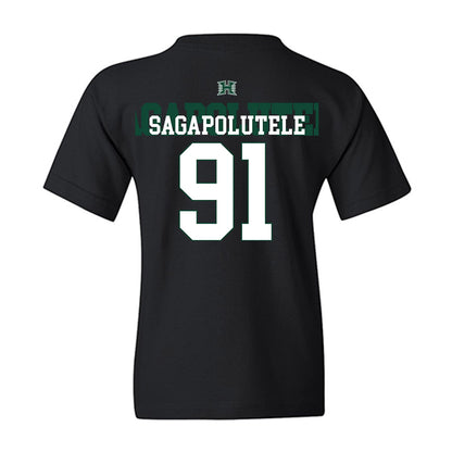 Hawaii - NCAA Football : Joshua sagapolutele - Sports Shersey Youth T-Shirt-1