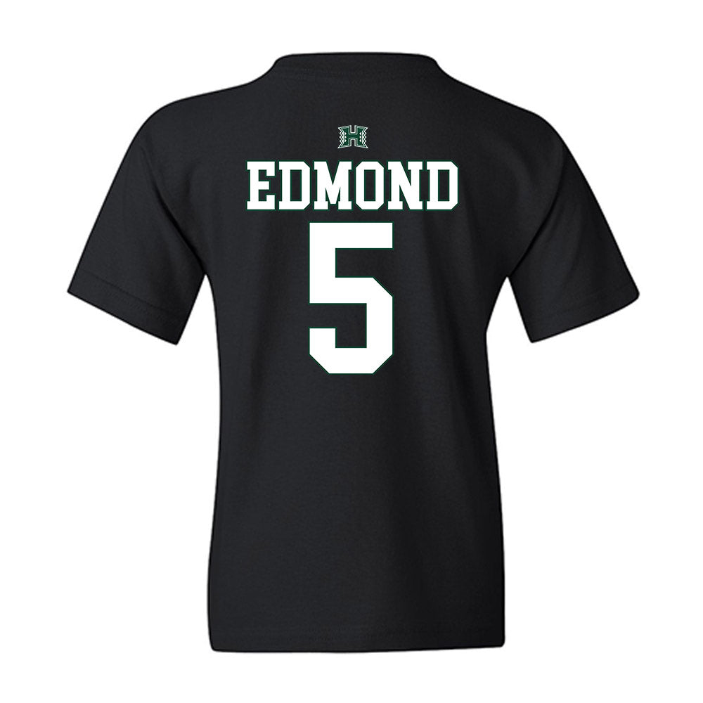 Hawaii - NCAA Football : Jaylon Edmond - Sports Shersey Youth T-Shirt-1