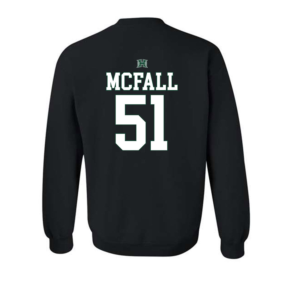 Hawaii - NCAA Football : Eric Mcfall - Sports Shersey Crewneck Sweatshirt-1