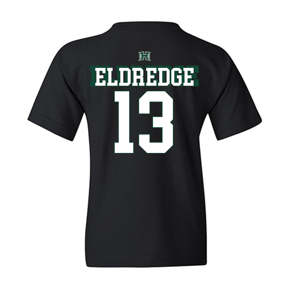 Hawaii - NCAA Football : Koa Eldredge - Sports Shersey Youth T-Shirt-1