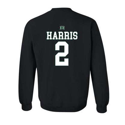 Hawaii - NCAA Football : Audric Harris - Sports Shersey Crewneck Sweatshirt-1