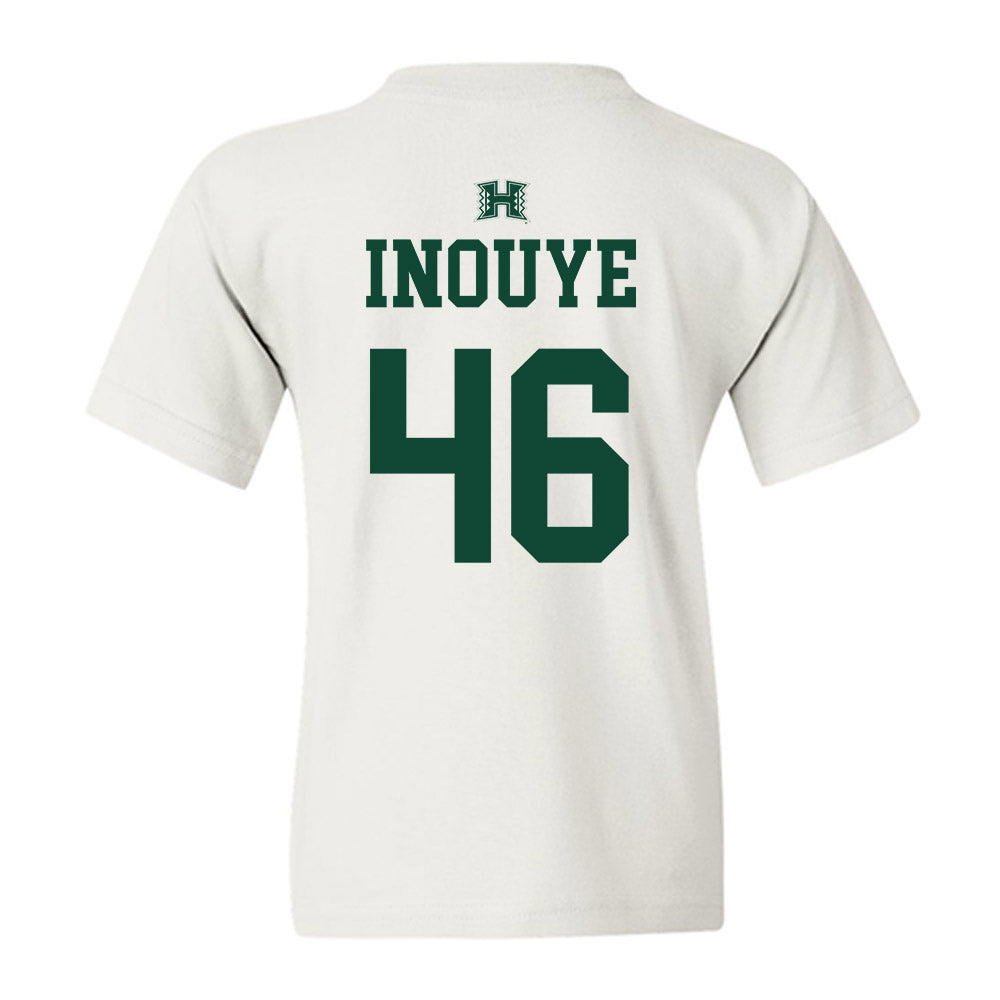 Hawaii - NCAA Baseball : Ryan Inouye - Sports Shersey Youth T-Shirt-1
