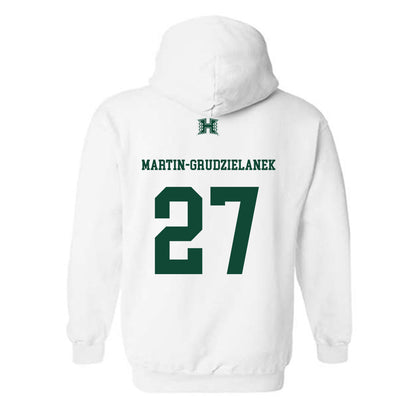 Hawaii - NCAA Baseball : Brody Martin-Grudzielanek - Sports Shersey Hooded Sweatshirt-1