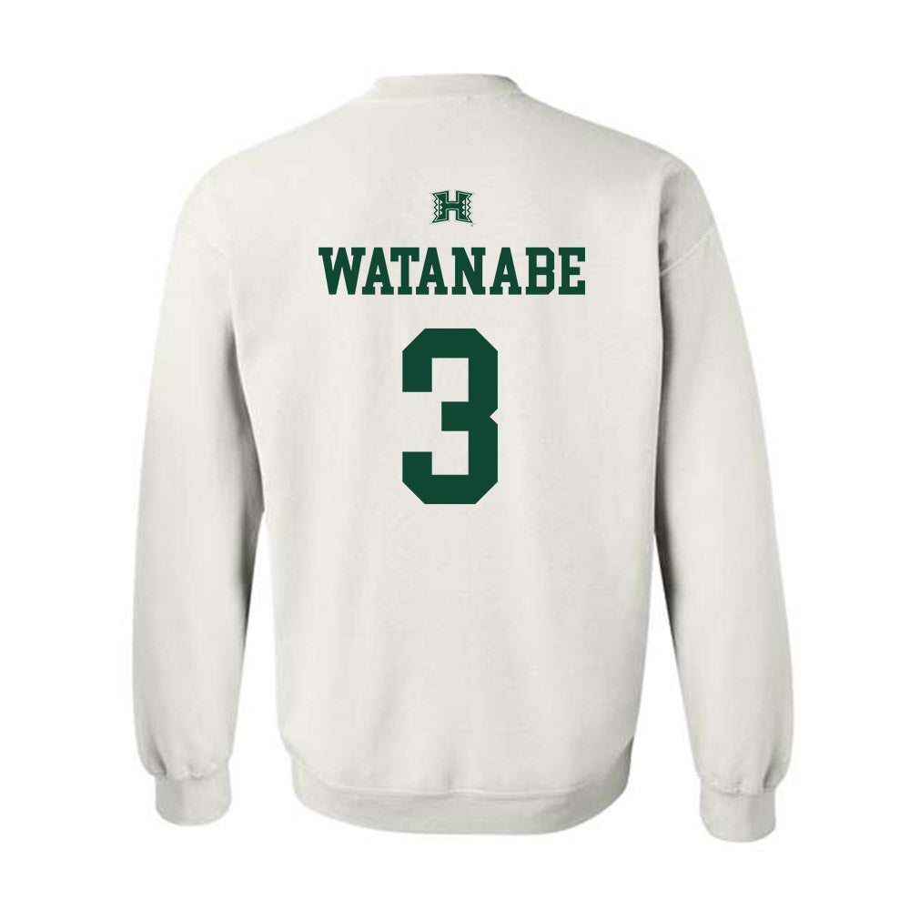 Hawaii - NCAA Baseball : Kody Watanabe - Sports Shersey Crewneck Sweatshirt-1