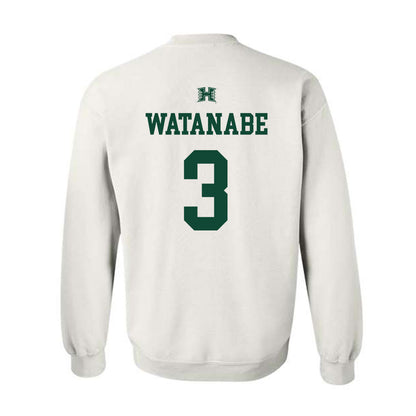 Hawaii - NCAA Baseball : Kody Watanabe - Sports Shersey Crewneck Sweatshirt-1