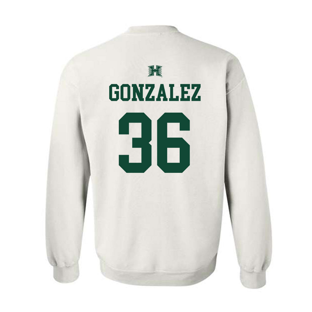 Hawaii - NCAA Baseball : Sebastian Gonzalez - Sports Shersey Crewneck Sweatshirt-1