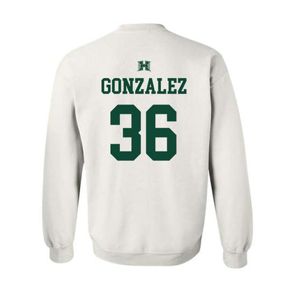 Hawaii - NCAA Baseball : Sebastian Gonzalez - Sports Shersey Crewneck Sweatshirt-1