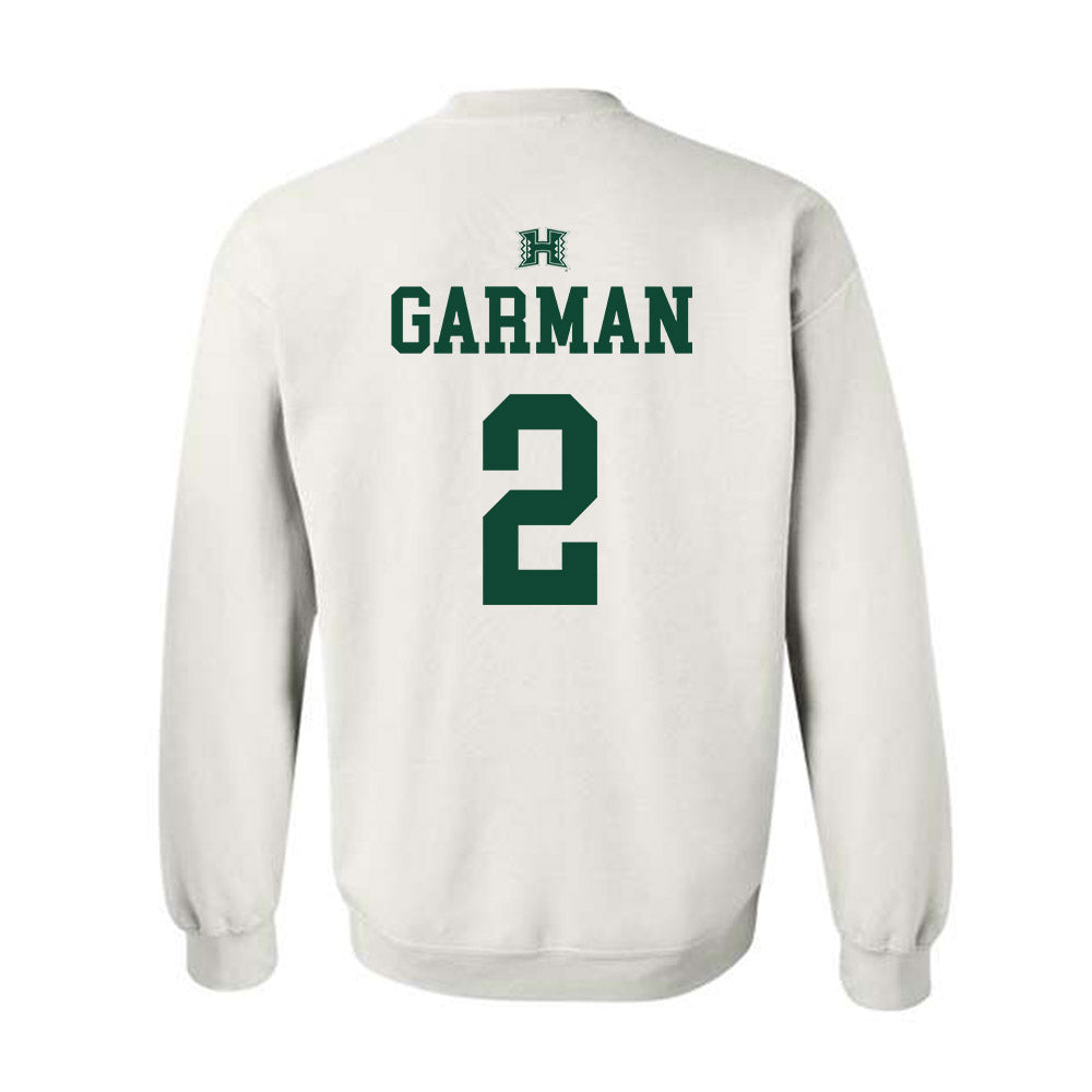 Hawaii - NCAA Baseball : Grant Garman - Sports Shersey Crewneck Sweatshirt-1