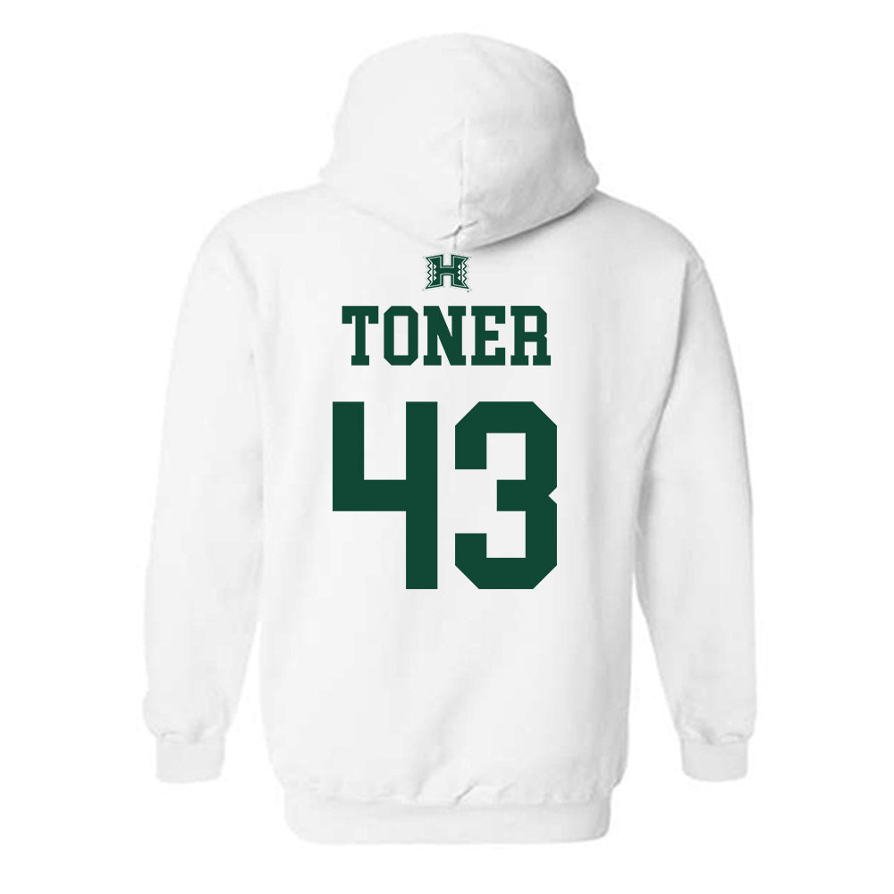 Hawaii - NCAA Baseball : Bryson Toner - Sports Shersey Hooded Sweatshirt-1