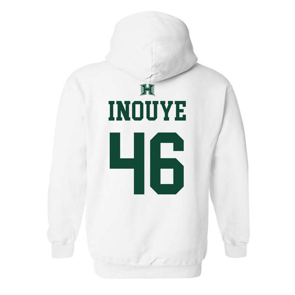 Hawaii - NCAA Baseball : Ryan Inouye - Sports Shersey Hooded Sweatshirt-1