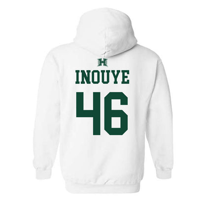 Hawaii - NCAA Baseball : Ryan Inouye - Sports Shersey Hooded Sweatshirt-1