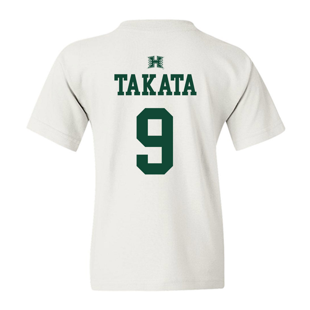 Hawaii - NCAA Baseball : Taylor Takata - Sports Shersey Youth T-Shirt-1