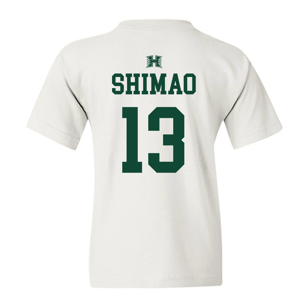 Hawaii - NCAA Baseball : Tate Shimao - Sports Shersey Youth T-Shirt-1
