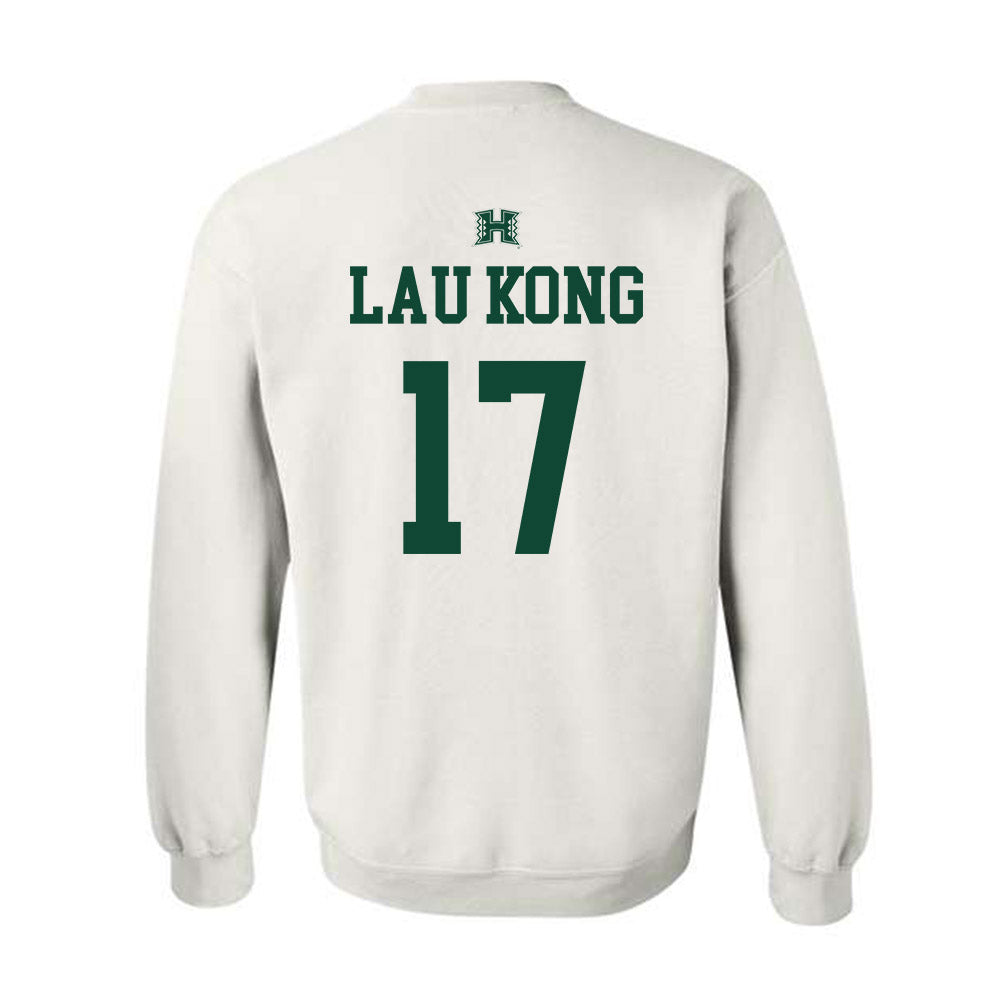 Hawaii - NCAA Baseball : Mana Lau Kong - Sports Shersey Crewneck Sweatshirt-1