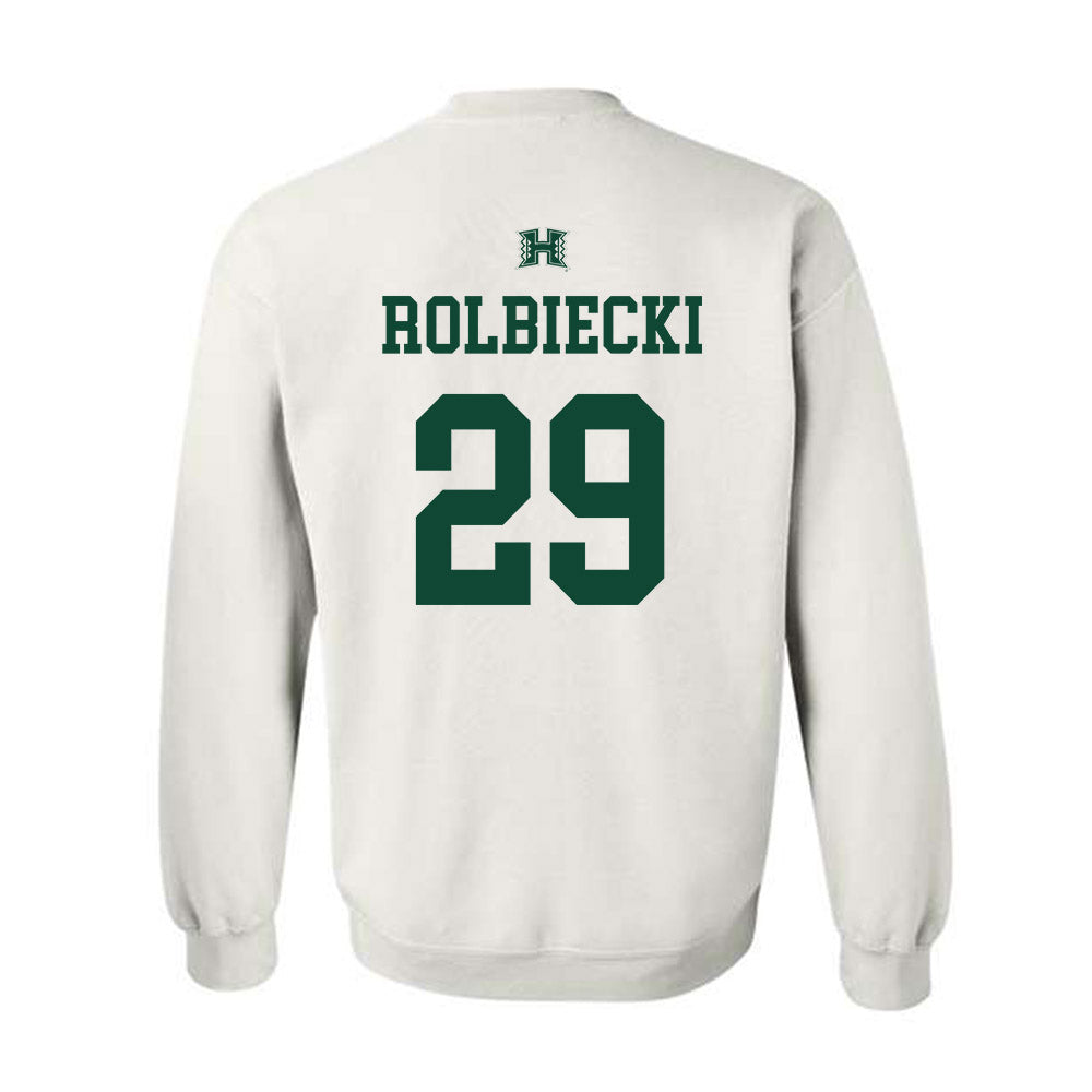 Hawaii - NCAA Baseball : Evan Rolbiecki - Sports Shersey Crewneck Sweatshirt-1