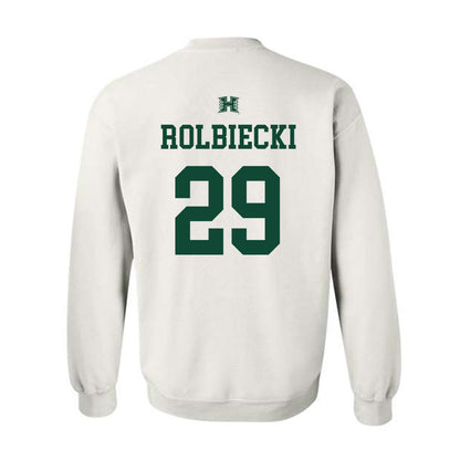 Hawaii - NCAA Baseball : Evan Rolbiecki - Sports Shersey Crewneck Sweatshirt-1