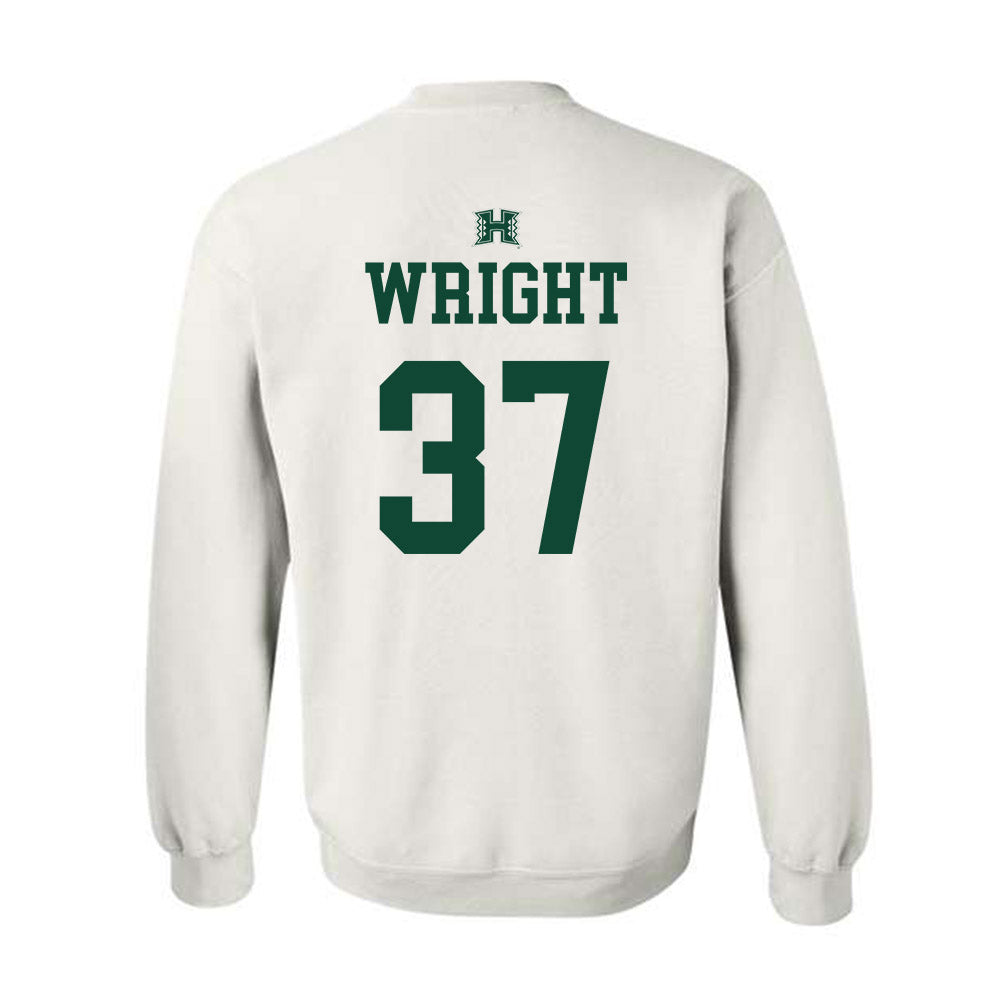 Hawaii - NCAA Baseball : Gabe Wright - Sports Shersey Crewneck Sweatshirt-1