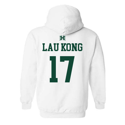 Hawaii - NCAA Baseball : Mana Lau Kong - Sports Shersey Hooded Sweatshirt-1