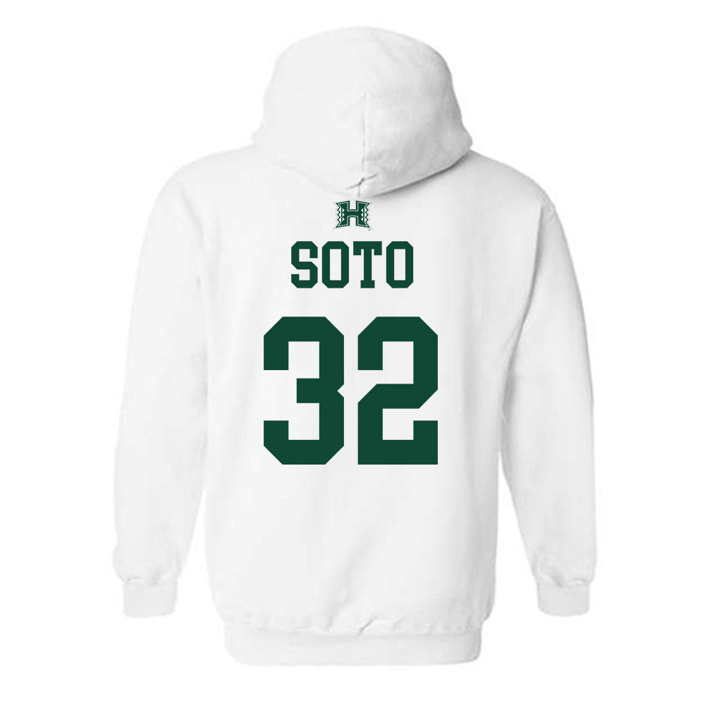 Hawaii - NCAA Baseball : Saul Soto - Sports Shersey Hooded Sweatshirt-1