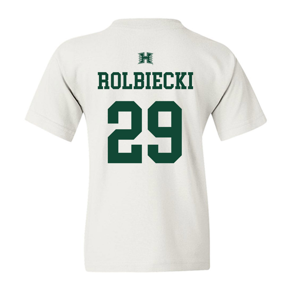 Hawaii - NCAA Baseball : Evan Rolbiecki - Sports Shersey Youth T-Shirt-1