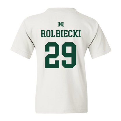 Hawaii - NCAA Baseball : Evan Rolbiecki - Sports Shersey Youth T-Shirt-1