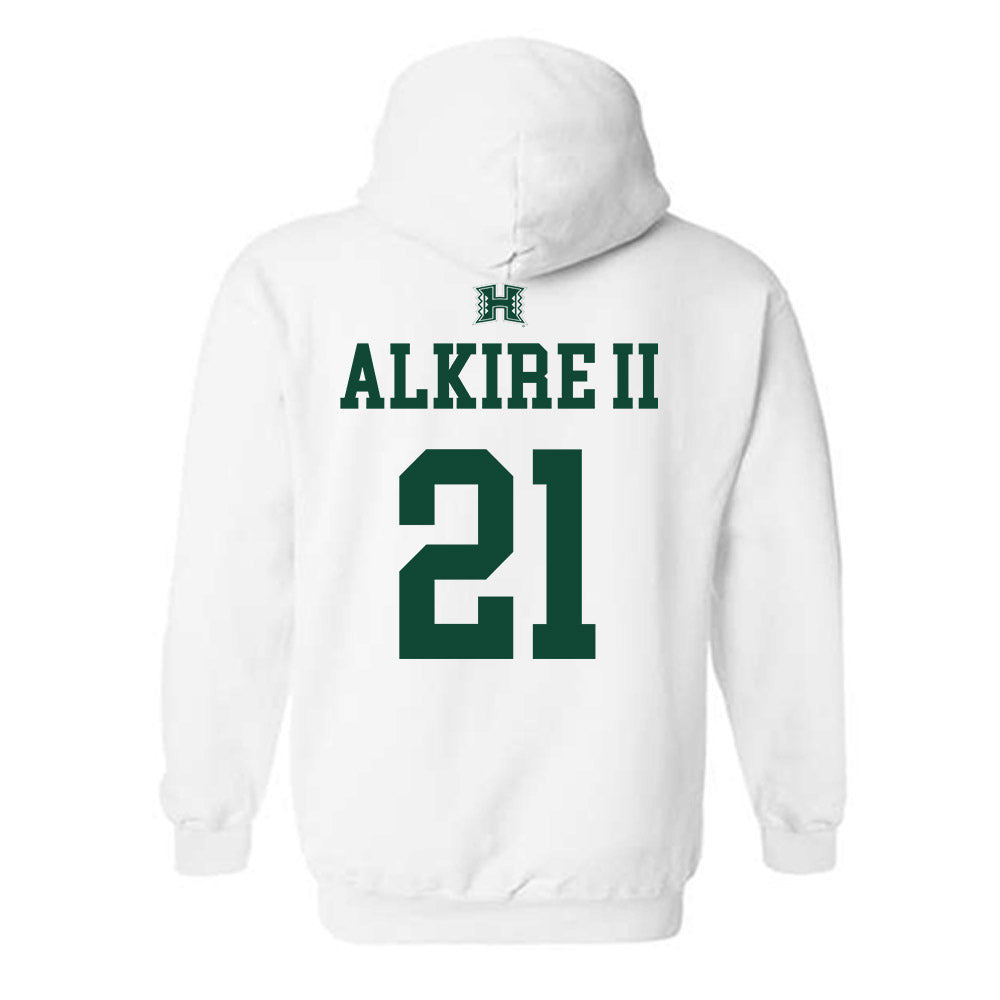 Hawaii - NCAA Baseball : John Alkire II - Sports Shersey Hooded Sweatshirt-1