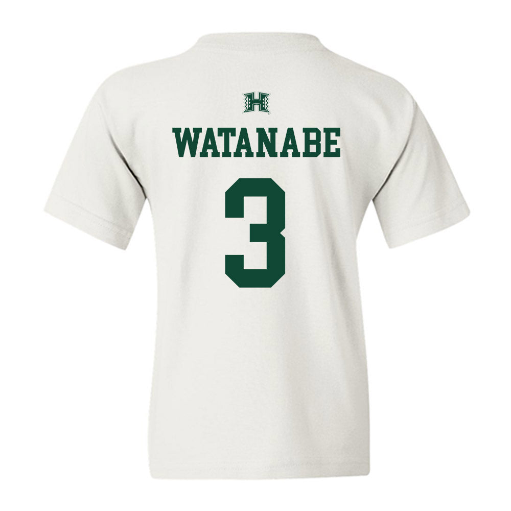 Hawaii - NCAA Baseball : Kody Watanabe - Sports Shersey Youth T-Shirt-1
