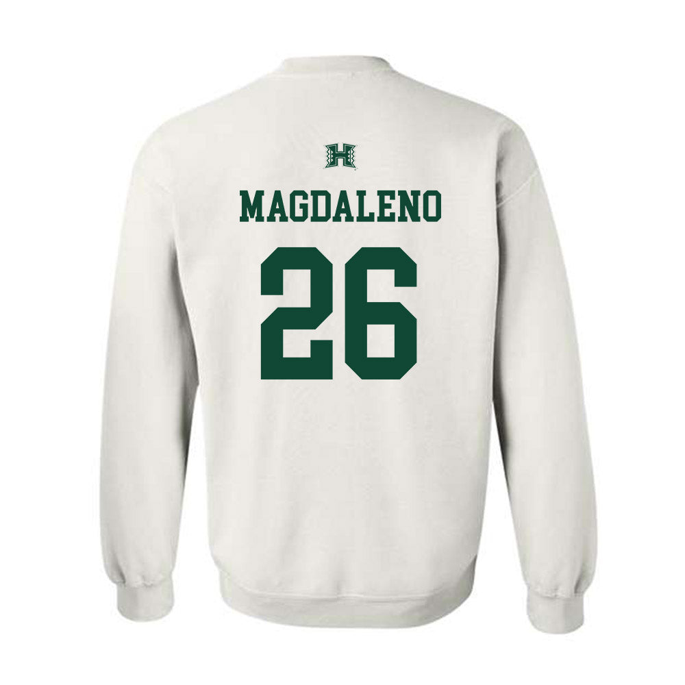 Hawaii - NCAA Baseball : Isaiah Magdaleno - Sports Shersey Crewneck Sweatshirt-1