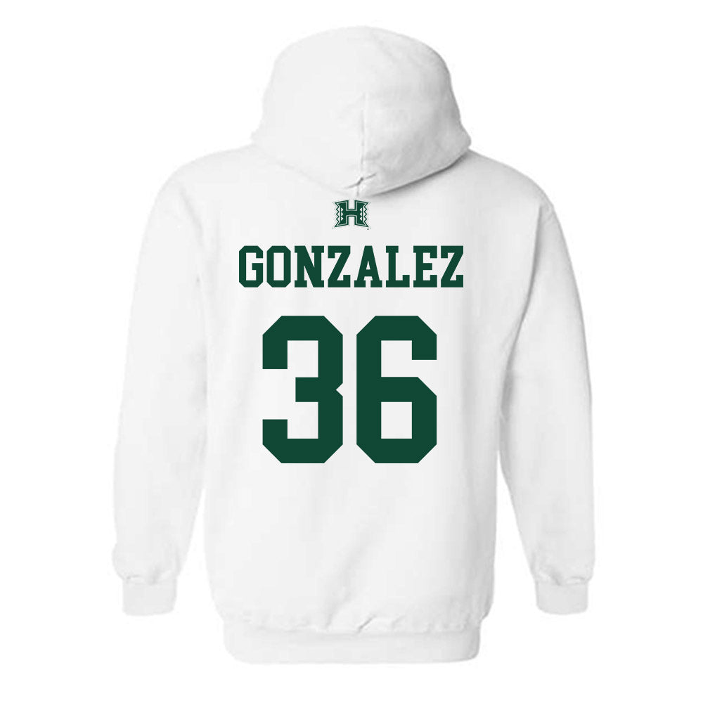 Hawaii - NCAA Baseball : Sebastian Gonzalez - Sports Shersey Hooded Sweatshirt-1