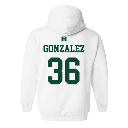 Hawaii - NCAA Baseball : Sebastian Gonzalez - Sports Shersey Hooded Sweatshirt-1