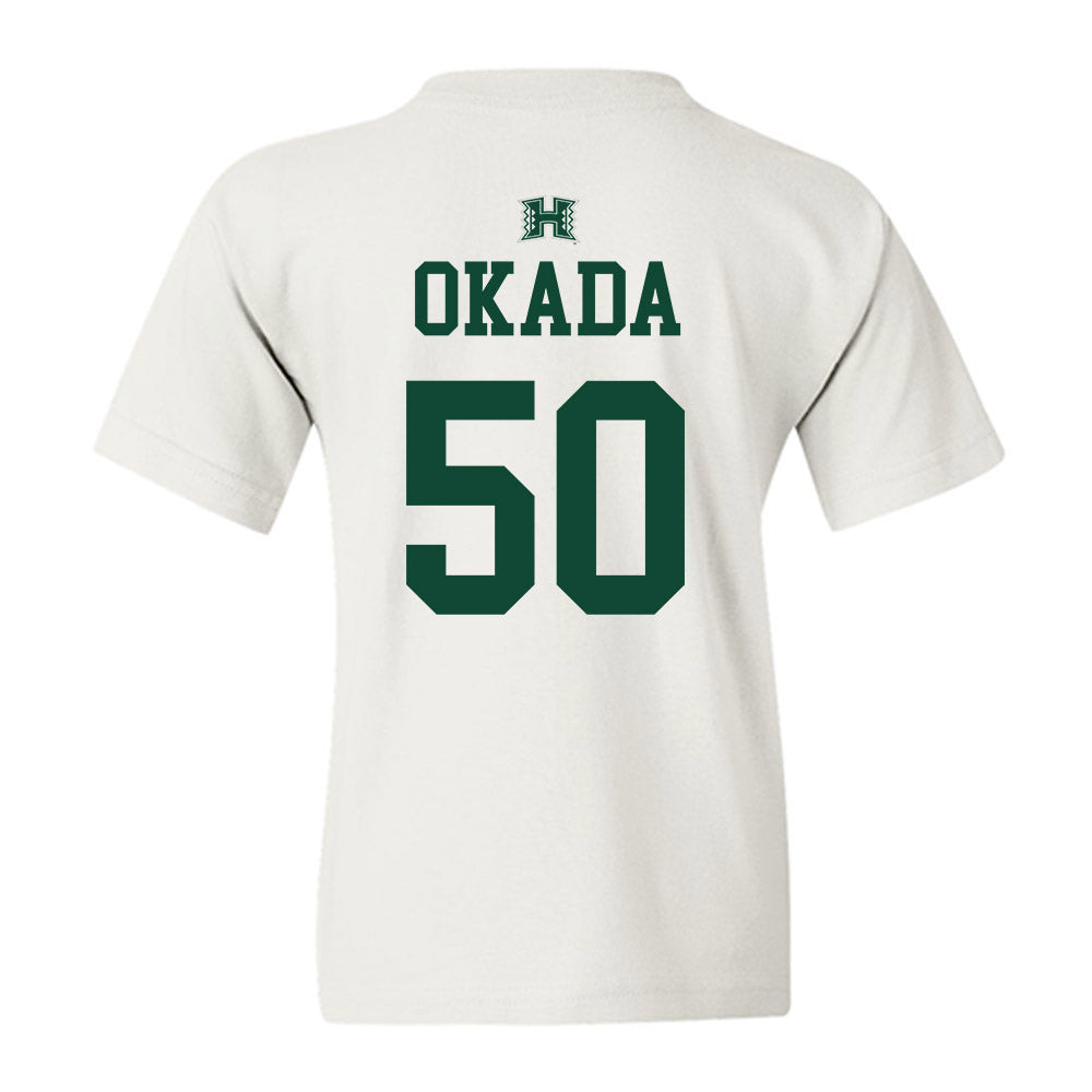 Hawaii - NCAA Baseball : Caleb Okada - Sports Shersey Youth T-Shirt-1