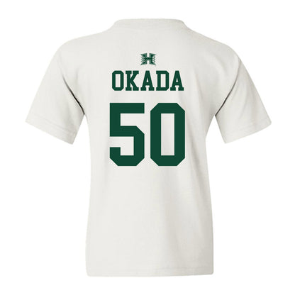 Hawaii - NCAA Baseball : Caleb Okada - Sports Shersey Youth T-Shirt-1