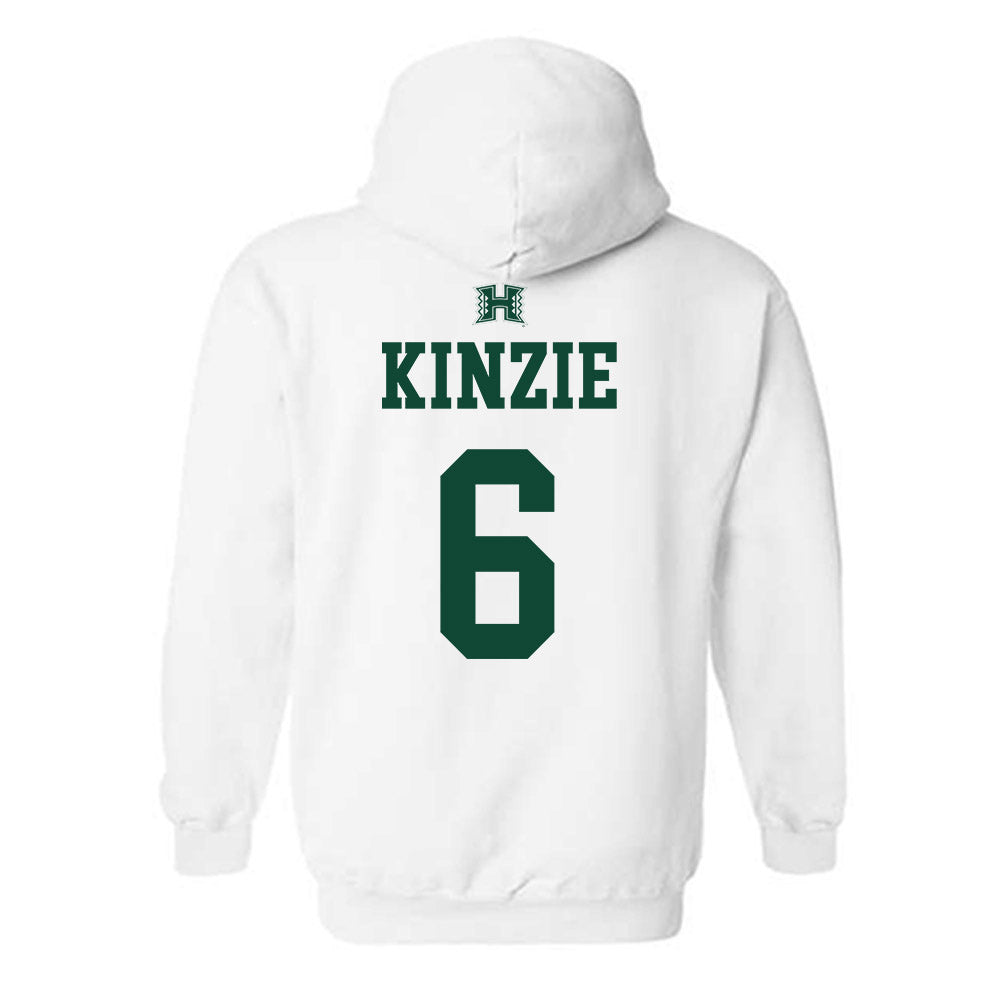 Hawaii - NCAA Baseball : Kedren Kinzie - Sports Shersey Hooded Sweatshirt-1