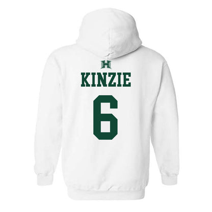 Hawaii - NCAA Baseball : Kedren Kinzie - Sports Shersey Hooded Sweatshirt-1