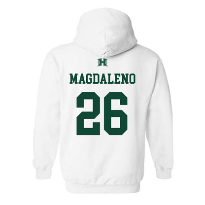 Hawaii - NCAA Baseball : Isaiah Magdaleno - Sports Shersey Hooded Sweatshirt-1