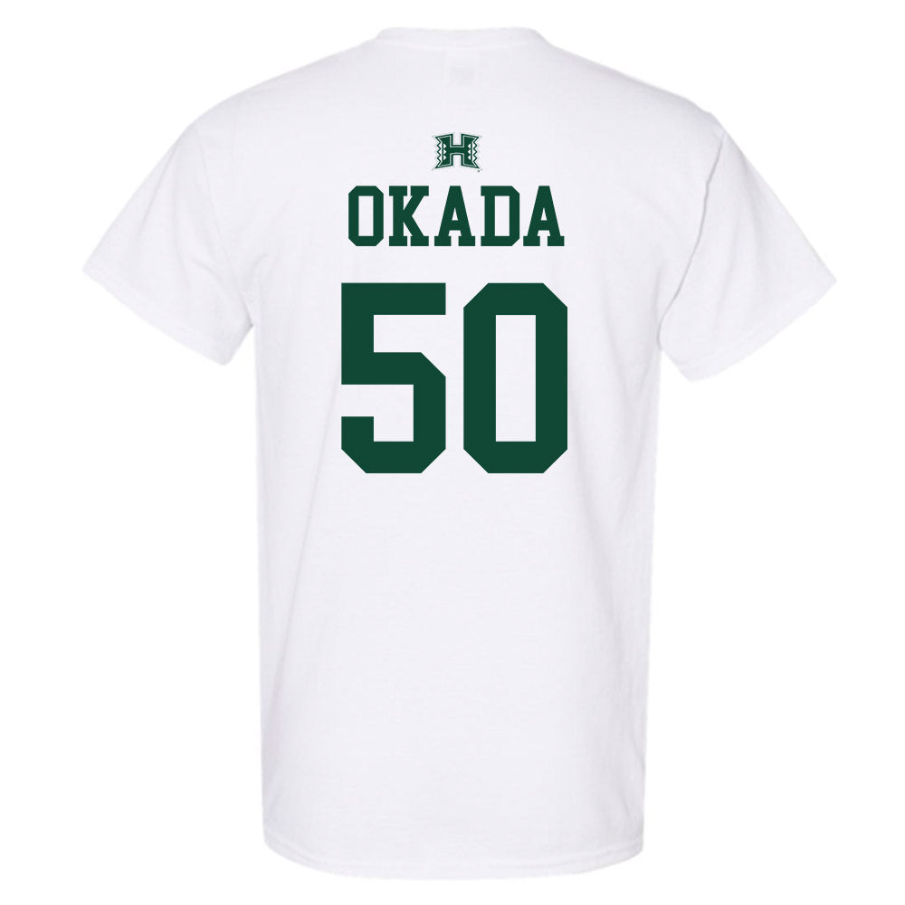 Hawaii - NCAA Baseball : Caleb Okada - Sports Shersey T-Shirt-1