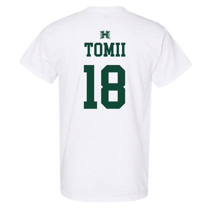 Hawaii - NCAA Baseball : Tsubasa Tomii - Sports Shersey T-Shirt-1